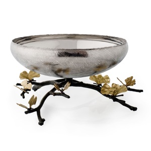 ชามโลหะสำหรับใช้งานระดับมืออาชีพ เหมาะสำหรับโรงแรม ร้านอาหาร รับประทานอาหารที่บ้าน และตกแต่งโต๊ะอาหาร ของตกแต่งบ้าน - Product Image 1