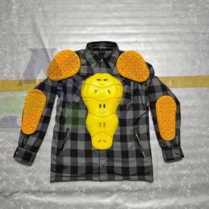 Faison and Safety Flannel <b>Shirts</b> Level 2 Pads Motorbike Wear Cotton <b>Shirts</b> With Different color for Motorcycles & Auto Racing - Product Image 3