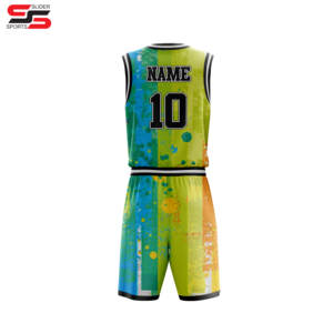Venta al por mayor nueva ropa deportiva baloncesto Jersey baloncesto uniforme con logotipo personalizado impreso - Product Image 5