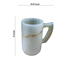 Ensemble d'eau en verre de cruche en marbre Onyx, ensemble d'eau en marbre de pierre, ensemble d'eau en onyx fait à la main - Product Image 2