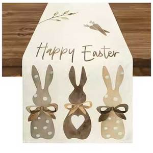 New Arrival Customized Table <b>Runner</b> Made from Soft Cotton with Artistic Patterns for Dining Table - Product Image 1