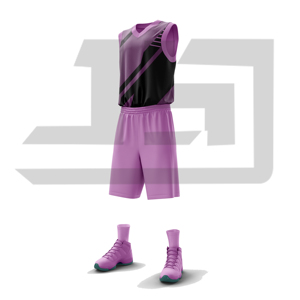 Uniforme de Baloncesto Deportivo Premium, Jersey y Pantalones Cortos de Poliéster Transpirable que Absorbe la Humedad, Opciones de Impresión Personalizadas Ilimitadas, Unisex - Product Image 3