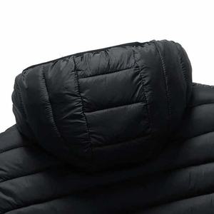 Doudoune d'hiver chaude pour hommes manteau à capuche épais isotherme extérieur imperméable à la neige mode parka décontractée temps froid - Product Image 4