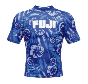 Rashguard de BJJ/Nogi/Jiu Jitsu/MMA 2026, Color Personalizado, Paneles Azules, Ajuste Perfecto, Secado Rápido, Anti-UV, Ecológico y Transpirable - Product Image 6
