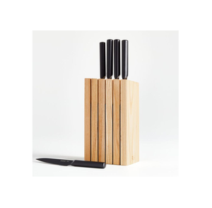 Accesorios de cocina de madera Estante para cuchillos Portacuchillos de madera para artículos decorativos de mesa de forma cuadrada - Product Image 2