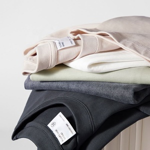 T-shirt Homme Oversize en Coton 300 g/m² de Haute Qualité, Épaules Tombantes, Manches Courtes, Coupe Ample, Uni, Décontracté, Été 2025 - Product Image 3