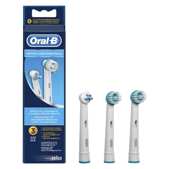 Têtes de brosse Oral-B Ortho Care Essentials Kit 3 pièces