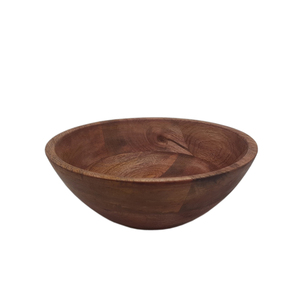 Eco-Friendly Round Wooden Serving <b>Bowl</b> Excellent Design for Kitchen Dining Table Natural Finish <b>Snacks</b> and Food <b>Bowls</b> - Product Image 6