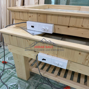 เตียงบำบัดด้วยเกลือธรรมชาติ JOBAK JS-MB-600 สีชมพู สำหรับห้องเกลือบำบัด แบบแห้ง ขัดเงา ดีไซน์ทันสมัย สไตล์หรูหรา - Product Image 3