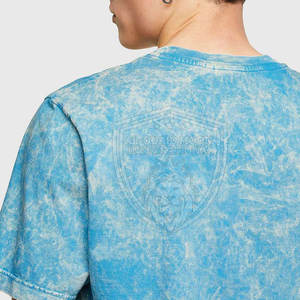 Diseña tu propio logotipo Hombres Lavado ácido Camisetas Peso ligero Transpirable Hombres Lavado ácido Camisetas para hombres - Product Image 4