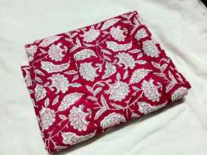 Tela de algodón con estampado de bloques a mano 100% con muchos colores, diseño indio tradicional, prendas textiles hechas a mano - Product Image 3