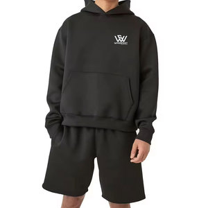 Dernière conception pakistanaise de sweats à capuche pour hommes ensemble court en gros de sweats à capuche pour hommes au design personnalisé à vendre - Product Image 1
