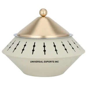 Cazuela de metal con acabado de cuero, cazuela hecha a mano de calidad superior, nuevo calentador de alimentos de metal de lujo - Product Image 3