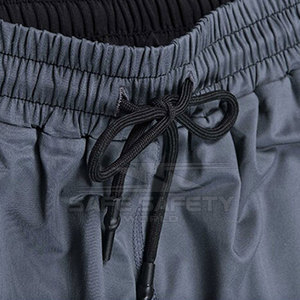 Logo personnalisé OEM Short de sport décontracté pour hommes Polyester Spandex Short de jogging à motif uni avec cordon de serrage Marque privée - Product Image 3