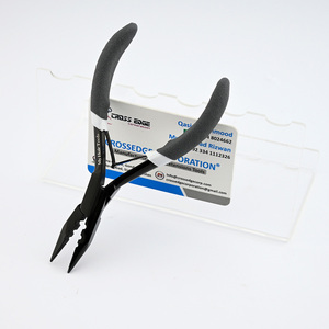 Pince d'extension de cheveux Offre Spéciale de luxe 3 trous couleur noire outil de sertissage de dissolvant d'anneau nano en acier de qualité supérieure - Product Image 5