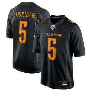 Maillot de football américain pour hommes, polyester durable, style rugby, t-shirt de sport, uniforme d'équipe, t-shirt - Product Image 2