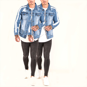 <b>Denim</b> <b>Jacket</b> Manufacturer Oem <b>Custom</b> Mens Jean <b>Denim</b> <b>Jacket</b> Men Casual Bomber Coats Streetwear Windbreaker - Product Image 6