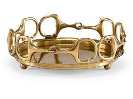 Bandeja de servicio de latón Pital Nagri hecha a mano india con patas y asas, lo mejor para la decoración del hogar, bandejas de decoración de bodas, venta al por mayor de La India - Product Image 5