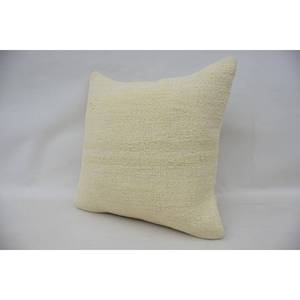 Almohada de lana de retazos Ikat Beige, diseño rústico de 16x16 pulgadas con patrones florales Vintage, estilo Premium portátil para Navidad - Product Image 2