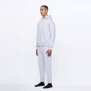 Streetwear en coton personnalisé pour hommes, survêtement à capuche respirant, jogging d'hiver, surdimensionné - Product Image 4