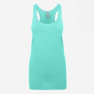 Camiseta sin mangas de entrenamiento activo para gimnasio y yoga de peso ligero básico con espalda de corredor para mujer - Product Image 1