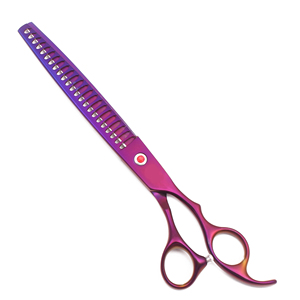 Tijeras DE ASEO Chunker rectas profesionales convenientes de acero inoxidable de calidad superior para el cuidado de perros y Mascotas - Product Image 2