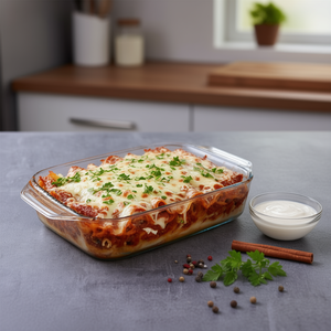 Plat à four en verre borosilicate Pyrex 26x17x6cm Transparent - Modèle 8046 - Product Image 3