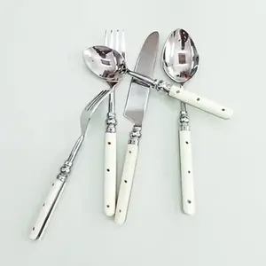 Ensemble de couverts de qualité supérieure en acier inoxydable avec finition polie en or moderne Couverts élégants parfaits Vaisselle Événements de mariage - Product Image 6