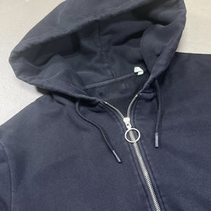 Sweat à capuche en molleton 100% coton lourd avec broderie de patchs et strass, service OEM, streetwear avec personnalisation de marque - Product Image 4