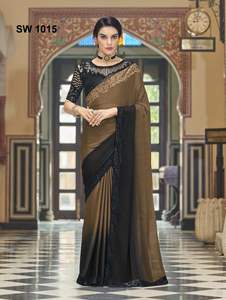 Robe de mariée de créateur en soie, chemisier de travail brodé, Design exclusif tendance, vêtements ethniques pour femmes - Product Image 4