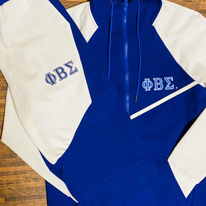 Survêtement vintage unisexe personnalisé vêtements d'université d'hiver tricotés lourds pour la fraternité sororité ensembles de sweats à capuche pour hommes - Product Image 6