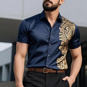Nuevas camisas de alta calidad para hombre, camisas de manga larga de diseño elegante, camisas casuales con estampado de sublimación de tendencia superior - Product Image 2