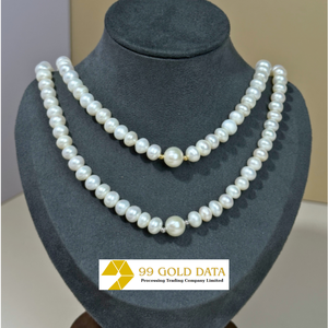 Minimalist Dainty Pearl Necklace Single Pearl Pendant for Daily Wear Fine <b>Jewelry</b> - Product Image 1