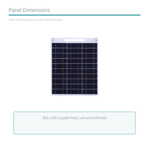 Panel Solar Flexible Monocristalino de 10W 15V para Carga Portátil - Product Image 5