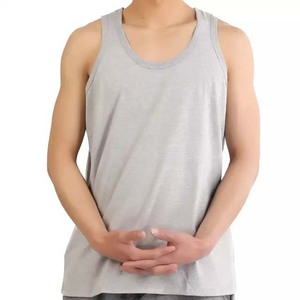 Usine directe de haute qualité sur mesure matériel 2025 nouveau été sans manches débardeurs pour hommes haut décontracté - Product Image 2