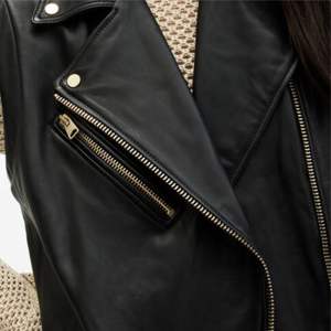 2024 chaquetas de cuero con cremallera de motorista de invierno informales para mujer de motocicleta transpirable de alta calidad - Product Image 6