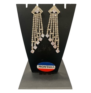 Elegantes pendientes AD chapados en oro y plata para niñas y mujeres, joyas de piedra de diseñador a precio mayorista - Product Image 2