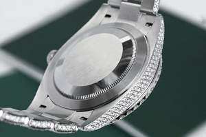 Montre-bracelet automatique à cadran romain en diamant Moissanite VVS personnalisée Hip Hop Bling Fashion pour hommes au prix le plus bas - Product Image 5