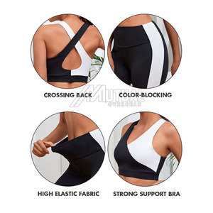 Conjunto de yoga para mujer de MOQ bajo superventas Conjunto de yoga para mujer de último diseño de color sólido en precio al por mayor - Product Image 6