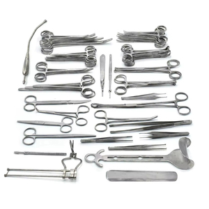 ชุดเครื่องมือการผ่าตัด laparotomy พื้นฐาน50ชิ้นอุปกรณ์การผ่าตัดส่องกล้องแบบแมนนวลทำจากสเตนเลสสตีล - Product Image 1