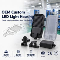 Pièces de boîtier de driver en plastique moulé par injection pour base lumineuse LED personnalisée OEM ODM