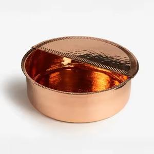 Tazón de Cobre Ecológico, Duradero y Hecho a Mano con Acabado Pulido para Cocinar, Servir, Decoración de Mesa y Exhibición en Fiestas - Product Image 6