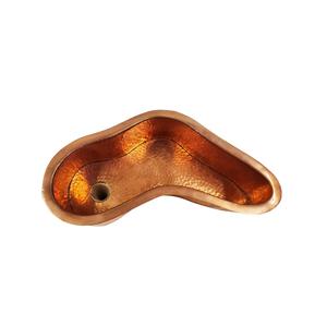 Wholesale Organic Amoeba-Shaped Copper Sink Handmade Hammered Luxury Designer <b>Basin</b> for Architects 5-Star Hotel Projects. - Product Image 6