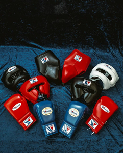 High Quality Professional Real Leather Winning Boxing Gloves Set Custom Made OEM Design Printed Head Groin <b>Cup</b> Champions' Choice - Product Image 1