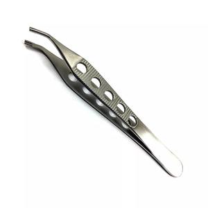 Pinzas de tejido Adson Brown Brauns, pinzas anatómicas quirúrgicas dentadas de 12 cm, pinzas curvas, instrumentos quirúrgicos - Product Image 1