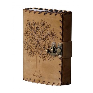 Diario de cuero hecho a mano, cuaderno único de árbol de la vida con costura lateral, suministros de oficina y papelería, suministros escolares, cuaderno de bocetos - Product Image 2