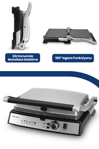 Griglia a contatto Grillart e macchina Wafel-3 in 1 - Product Image 3