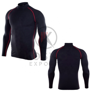 Conception de sublimation personnalisée Rash Guard bjj mma Chemises de gymnastique de compression pour hommes - Product Image 5