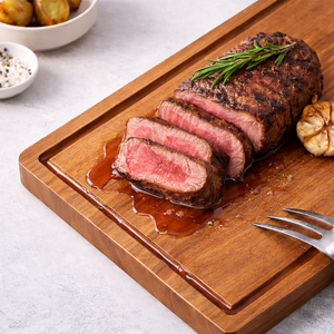 Ensemble de 3 planches à découper en bois d'acacia écologiques avec huile minérale et applicateur, logo personnalisable, entretien facile - Product Image 6