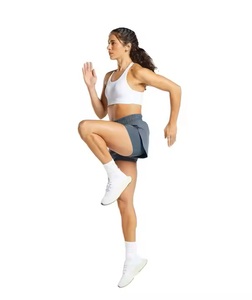 Pantalones Cortos Deportivos de Cintura Media para Hombre, de Doble Capa, Transpirables, de Secado Rápido, Ecológicos, Casuales, para Entrenamiento, Ropa de Calle, con Logotipo Personalizable - Product Image 4